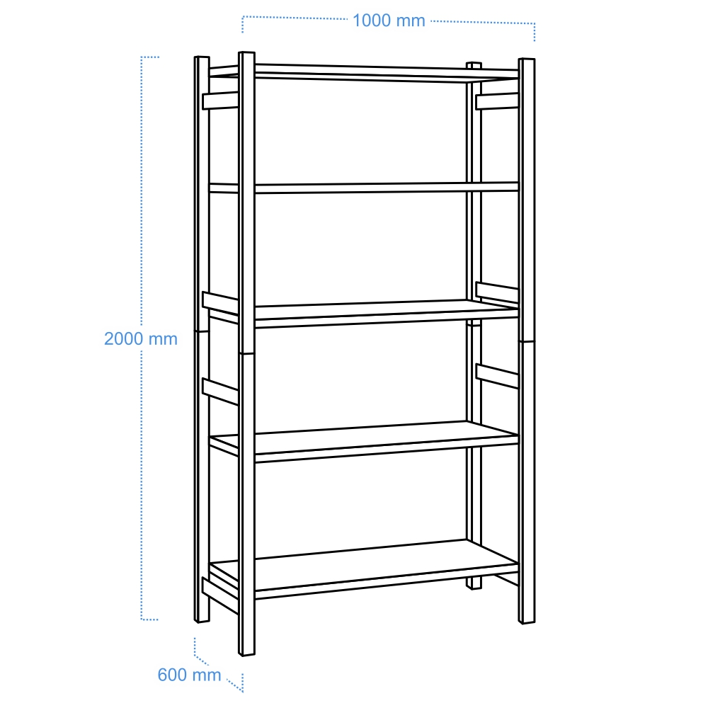 RACK 2000/600 DEEP