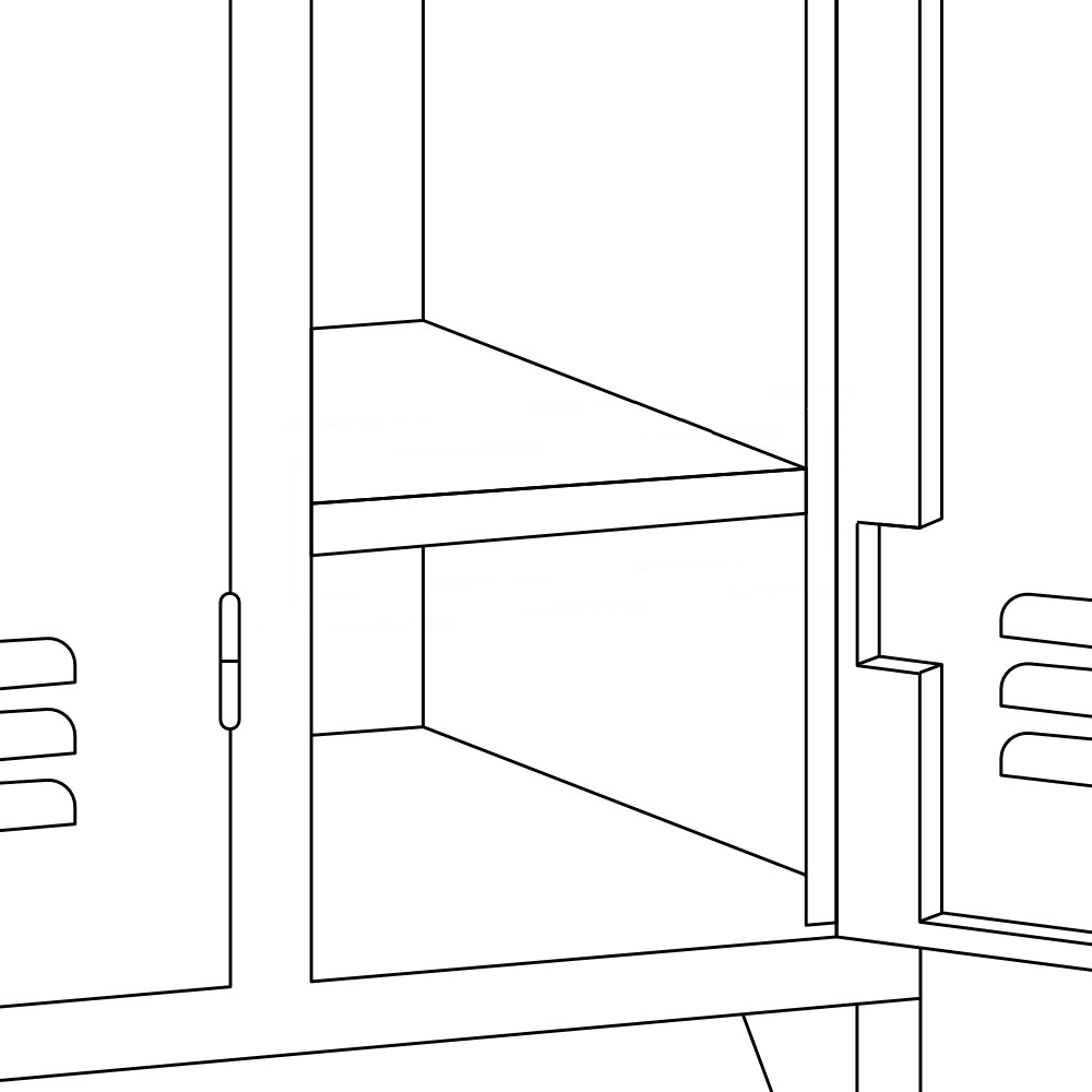 Dodatni set polica, SHELF KIT / PR 4/8